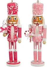 Raz Imports Pink Nutcracker Ornaments 6" Christmas Tree Decoration New