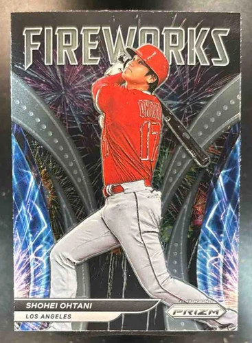 2022 Panini Prizm Shohei Ohtani Fireworks #F-3 Los Angeles Angels
