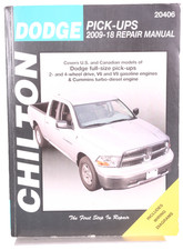 Dodge Ram Truck Repair Manual 2018 2017 2016 2015 2014 2013 2012 2011 2010 2009