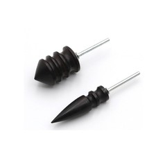 Black Ebony Wood Leather Burnisher Polished Rods Leather Craft Edge Slicker Tool