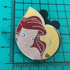 Disney Hidden Mickey Pin Ariel 2 of 6 Little Mermaid Yellow Background — photo 1