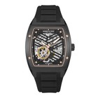 Kenneth Cole New York Men's Automatic Skeleton Watch Silicone Strap KCWGZ0046103