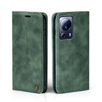 Handy HüLle FüR Xiaomi 13 Lite Klapp Magnet Smartphone Cover Case GrüN