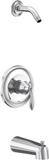 Moen UT2133NH Eva Collection M-CORE 2-Series 1-Handle Tub and Shower Trim Kit