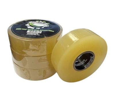 STEEL Stutzen Tape 3er Pack clear 25m x 25mm Eishockey Klebeband für Beinschutz