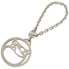 HERMES Cheval Horse Charm Keychain Metal Silver 0910