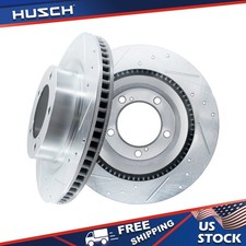 Front Drilled Brake Rotors for TOYOTA SEQUOIA TUNDRA LAND CRUISER LEXUS LX570