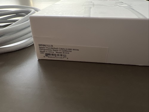 OEM Apple 2m / 6FT Thunderbolt 2 Cable - A1410, MD861LL/A - Afbeelding 3 van 3