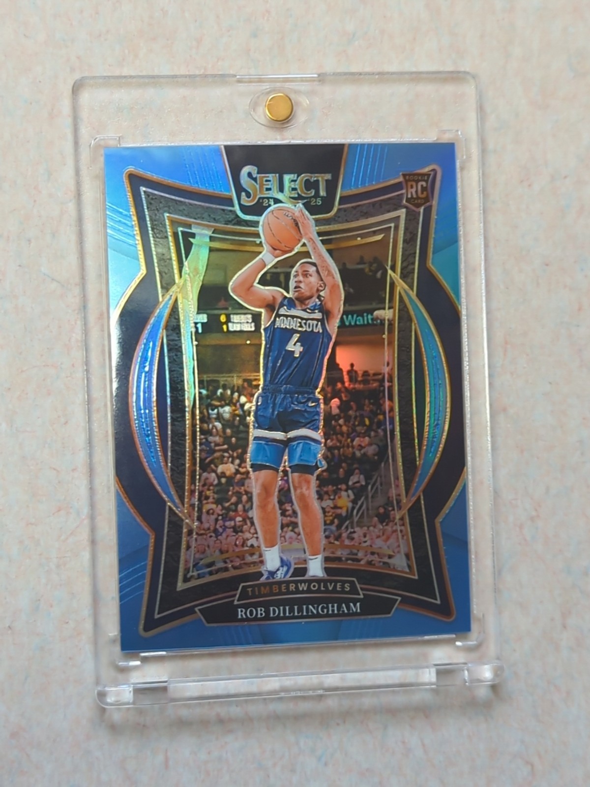 2024-25 Panini Select- Robert Dillingham #84 Light Blue Prizm 098/299 (RC)