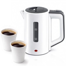 Travel Kettle 0.5L Compact Electrical Dual Voltage Portable Kettle with 2 Cups