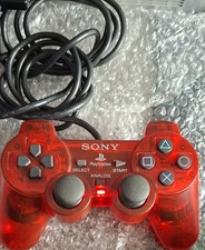 PS2 Playstation 2 Controller Red Official Original