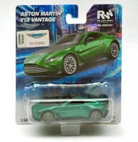 Re.El.Toys 1/64 Aston Martin Vantage GrÜN Blister Statisches Modell Diecast