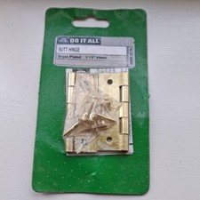 Do It All 2x Cerniere a testa in ottone da 2,5" / 64 mm con viti NUOVE