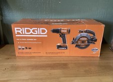 RIDGID 18V R9207 2-Tool Combo Drill/Driver & 6-1/2" Circular Saw, 2 Li-Ion