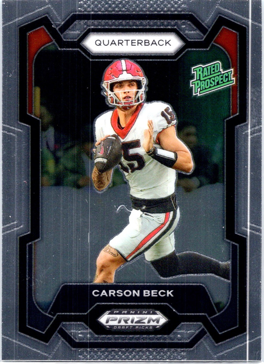 2024 Panini Prizm Draft Picks #130 Carson Beck Green