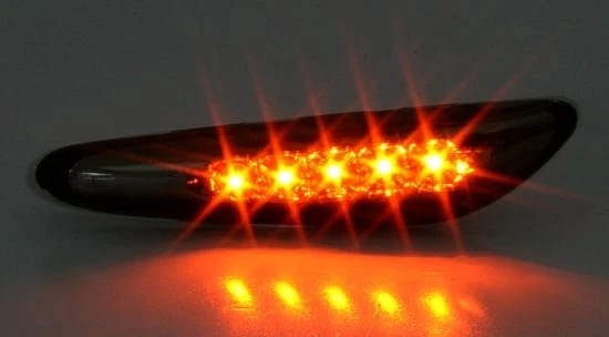 Seitenblinker SET for BMW 3 Series 3er E46 2001-2005 Chrom LED AU KBBM12WP XINO - Image 2 of 4