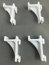 COMMERCIAL DISPLAY DOUBLE DOOR FRIDGE SHELF 4 X PLASTIC HOLDER