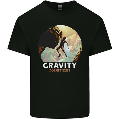 Bergsteigen Gravity Doesnt Exist Lustig Bergsteiger Kinder T-shirt Kinder