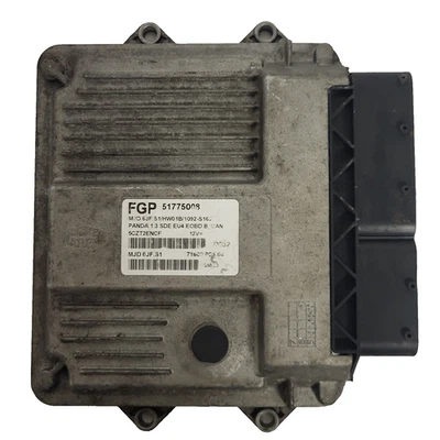 FIAT PANDA ECU / 51775008 / MJD 6JF.S1 / HW01B / 71600.005.04 / MAGNETI MARELLI - Photo 1/3