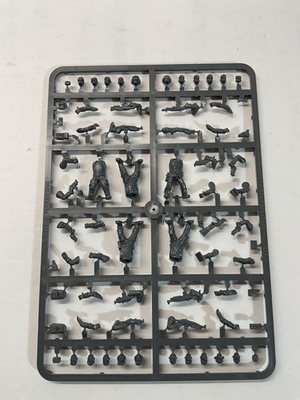 #ad North Star Stargrave Crew 28mm Sci Fi Figures Sprue 5 Unpainted Miniatures $11.69