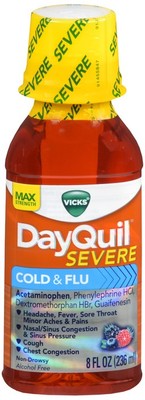 Vicks DayQuil Severe Cold & Flu Liquid 8 OZ