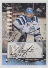 2012-13 ITG Heroes and Prospects Christopher Gibson #A-CG Auto 4f5