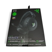 Razer Kraken V4 X Wired Gaming Headset: Cardioid Mic, Chroma RGB Lighting -Black