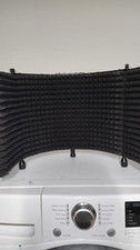 Stage Right Microphone Shield Acoustic Panel Isolation Booth Foam Metal Black
