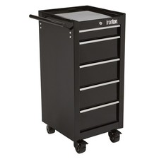 Ironton 5-drawer Rolling Cabinet 17in. 75-lb. Capacity Steel Construction