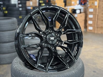 New 18x8.5 ET40 W2 Wheel (4 wheel) 6x130 BLACK fit Toyota Hiace Grandace