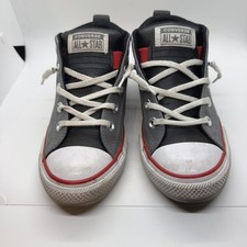 Converse All Star Shoes Size 3 Youth Chuck Taylor Gray Hi Top Sneakers