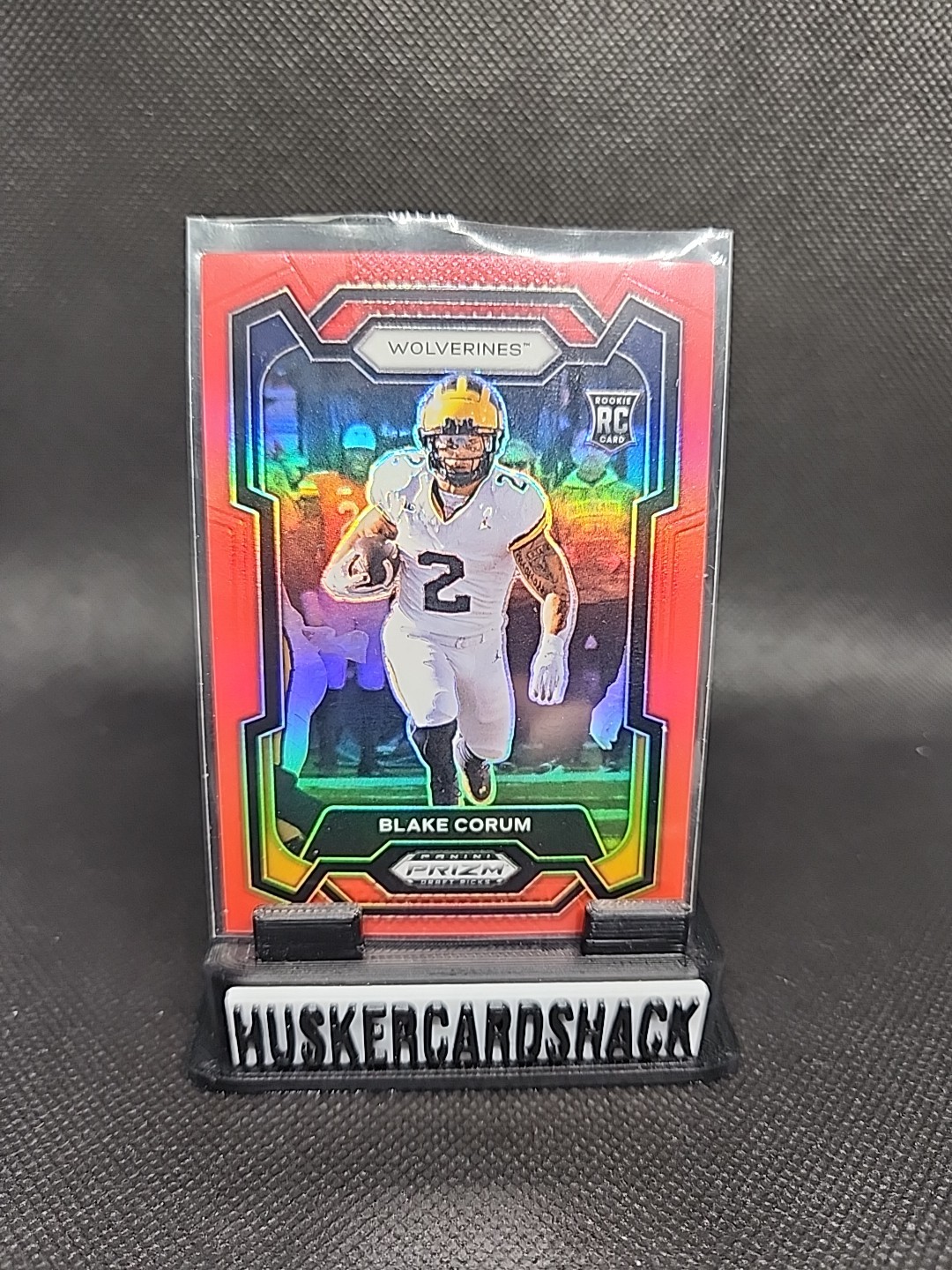 2024 Panini Prizm Draft Picks - Blake Corum #128 Red Prizm /299 (RC)