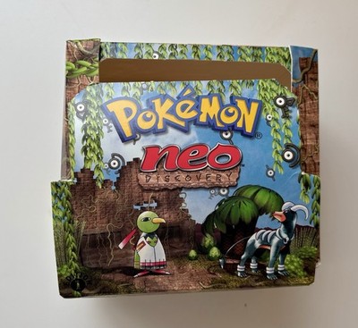 Empty 2001 Pokemon FIRST EDITION Neo Discovery Booster Box No Packs RARE | eBay Empty 2001 Pokemon FIRST EDITION Neo Discovery Booster Box No Packs RARE | eBay