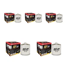 5 Pack RP Chrome Oil Filter for Harley 883 Sportster Hugger 1999-2000