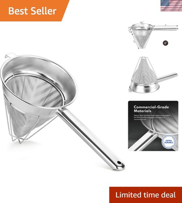 #ad 38071 Stainless Steel Reinforced Bouillon Strainer 8 Inch $78.14