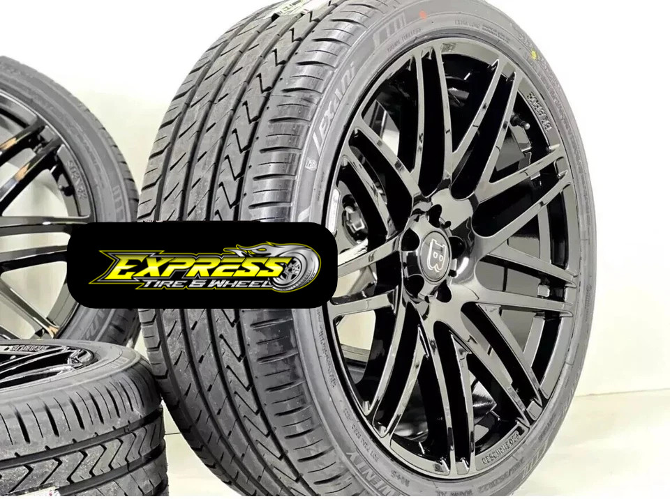 22x10 BRABUS GLOSS BLACK WHEELS RIMS TIRES MERCEDES G-WAGON G55 G500 G550 G63 G