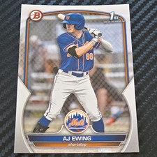 2023 Bowman Draft Paper Base BD-152 AJ Ewing - New York Mets