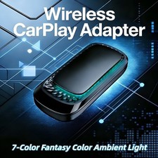 USB Auto Wireless CarPlay Adapter For iPhone Apple Wireless Dongle Plug   Play