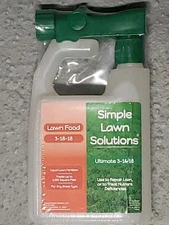 Ultimate 3-18-18 NPK- Lawn Food Quality Liquid Fertilizer- Easy to Use