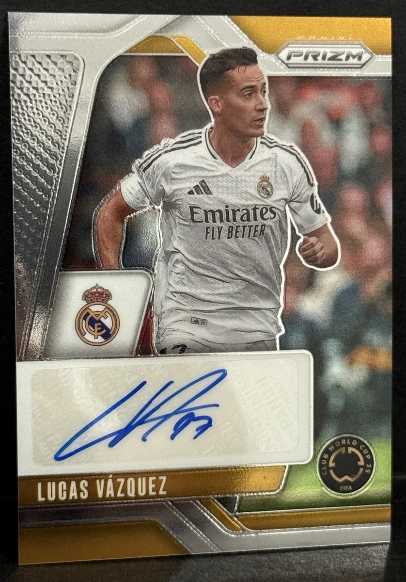 2025 Panini Prizm FIFA Club World Cup Real Madrid Lucas Vazquez