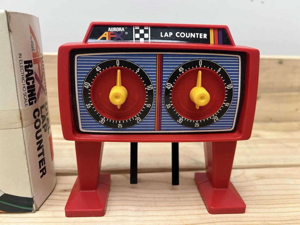 Nuevo Aurora AFX 1978 esfera contador de vueltas carreras coches eléctricos escala HO Foto 3 de 4
