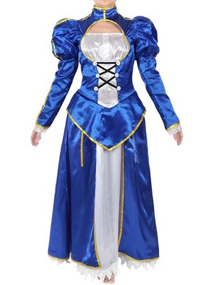 Cosplay Kleid von Saber | Kostüm für Fate/stay night Fans | Größen: S - L