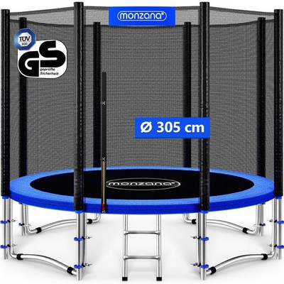 MONZANA  Trampolin Komplettset 305 cm Gartentrampolin Kindertrampolin Outdoor