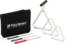 Treeworks TRE57BP Triangle Set with Beaters and Bag
