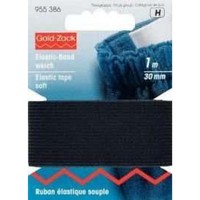 Elastic-Band Weich Schwarz Gummiband Elasticband Prym 955386