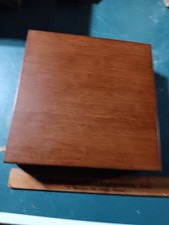 Wooden Storage Box- About 9x9x2" 25-1354 