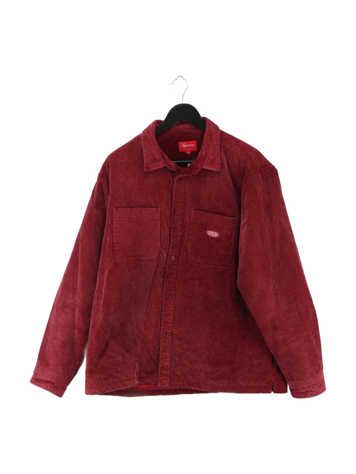Giacca Bomber Supreme Uomo L Rosso 100% Cotone
