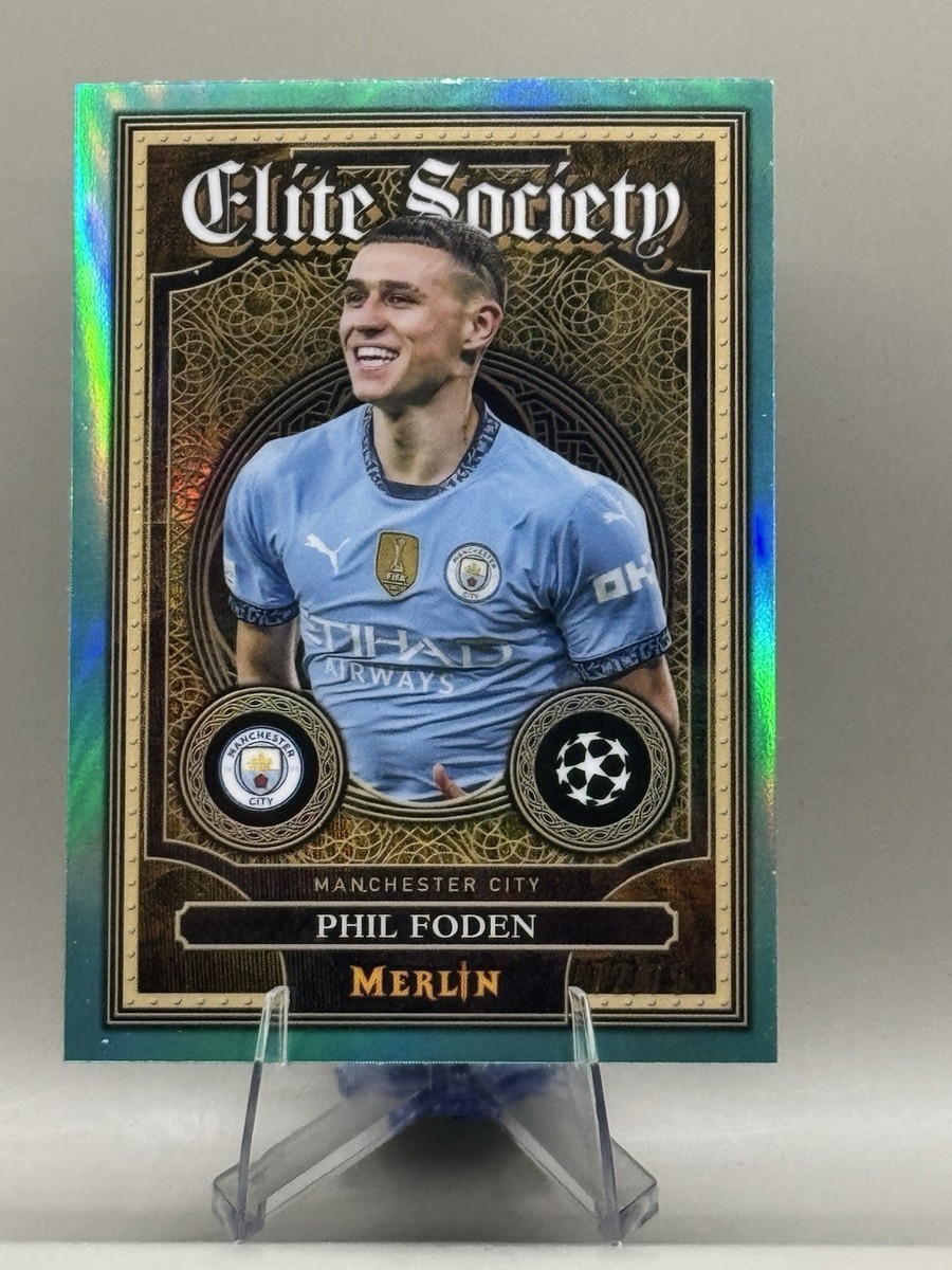 Phil Foden Manchester City 2024-25 Topps Merlin UCC Elite Society