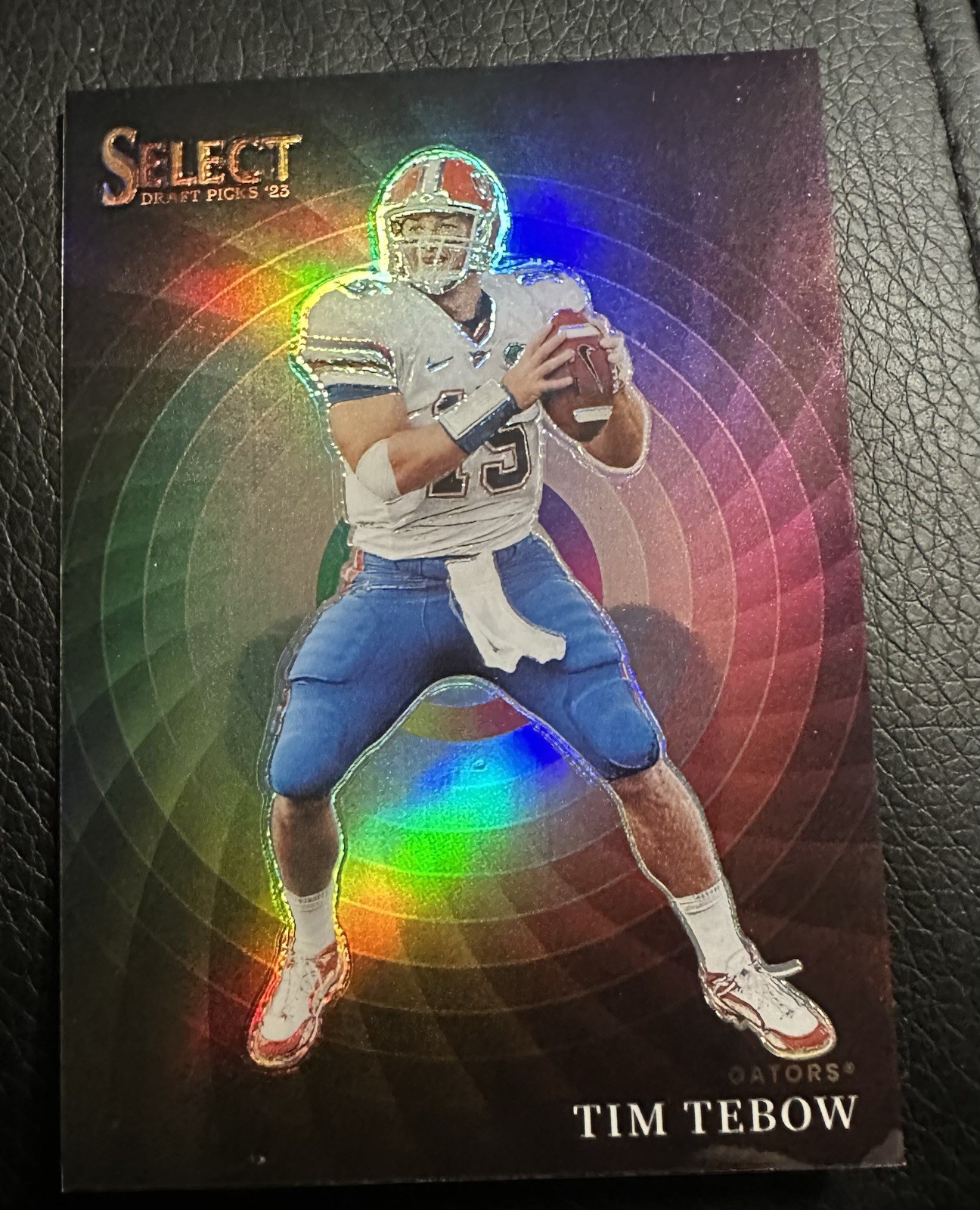 2023 Panini Select Draft Picks Color Wheel Tim Tebow #CW-TT