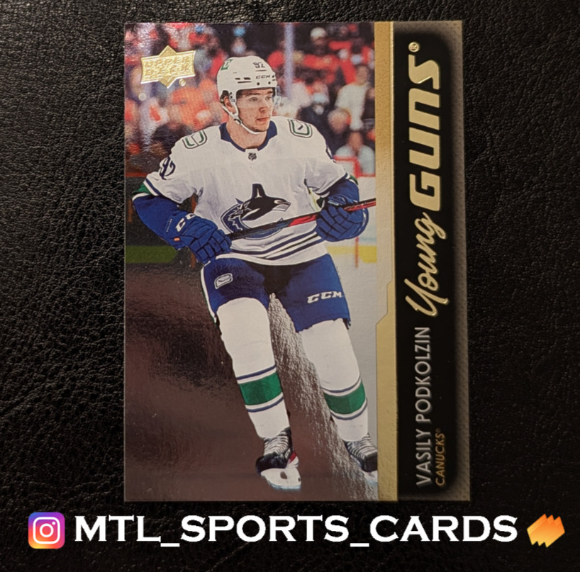 2021-22 Upper Deck #481 Vasily Podkolzin Young Guns Silver Foil Rookie